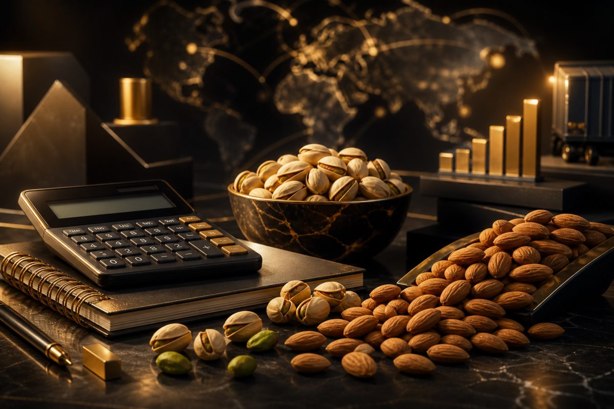 كيف تحسب تكلفة شراء المكسرات الإيرانية بالجملة؟